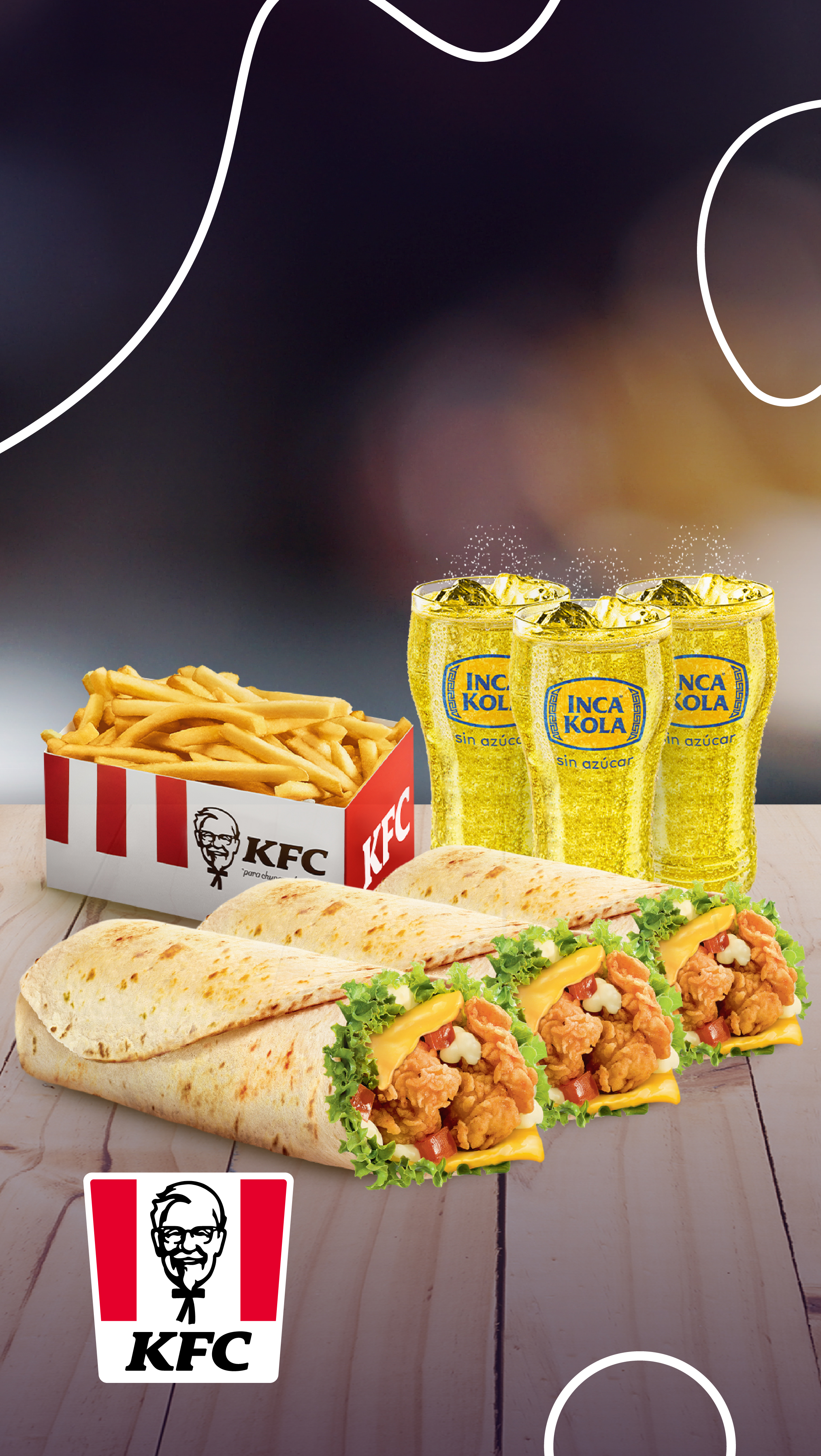 KFC: Tu combo Twister a S/ 45.90 